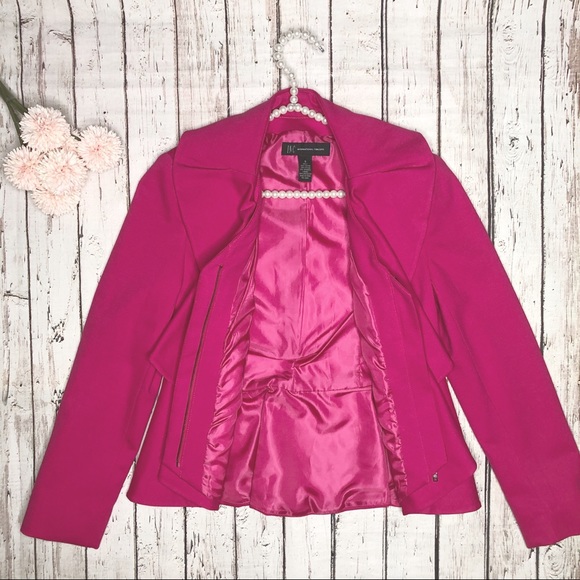 INC Pink Ruffle Blazer • Size Small - Picture 3 of 6
